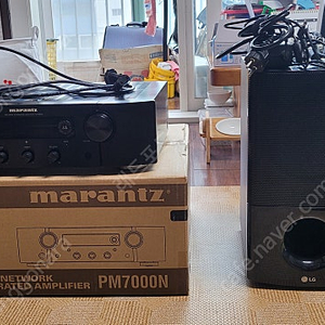 마란츠 PM7000N + 서브우퍼
