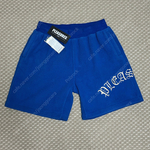 (L) 플레져스 플리스 버뮤다 반바지 블루