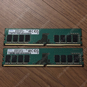 삼성 램 ddr4-3200 8GB 2장