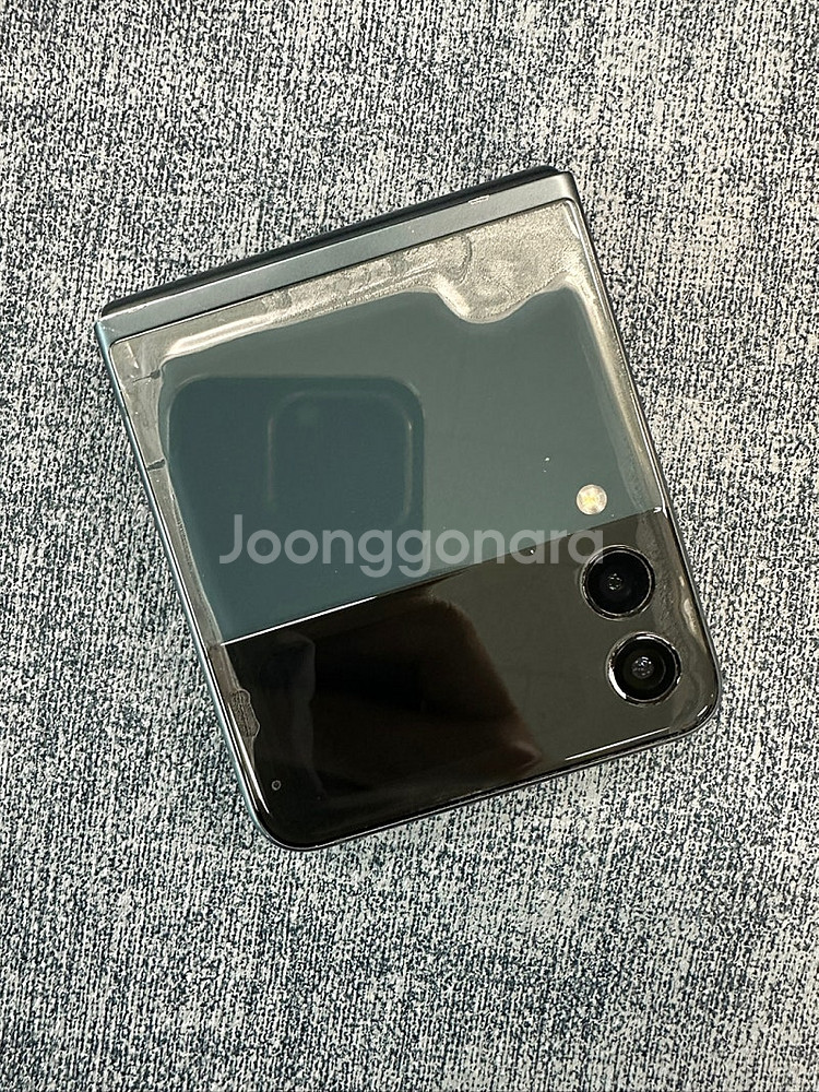 *게임용 서브용* 갤럭시Z플립3 256G 그린 기능정상...--6