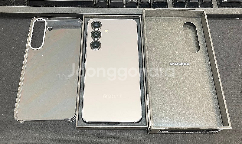 갤럭시S25 실버 256GB 무잔상 상태좋은 풀박스중고...--0
