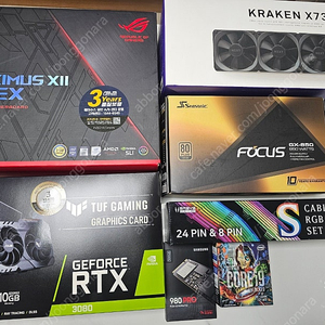 10900k + asus tuf rtx3080 + maximux xii 본체 판매합니다