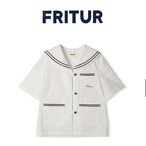 (새상품)fritur 세일러 자켓(아이보리,화이트)