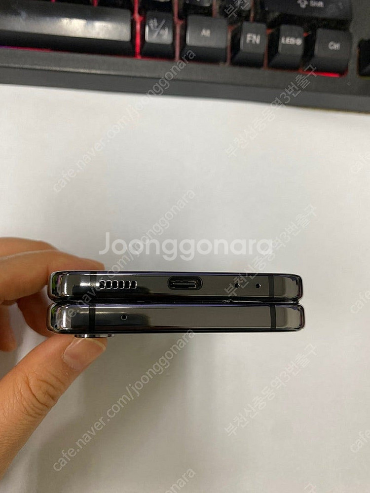 202844 삼성정식리퍼폰 갤럭시Z플립4 그라파이트 S...--8