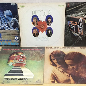 LP ; brain auger 브라이언 오거 엘피 음반 5장 70년대 락 rock, funk jazz, psychedelic