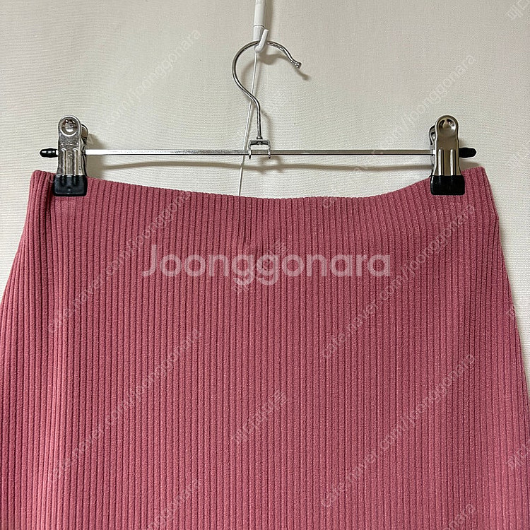 [free]pssw(박선우) 골지 니트 스커트(다크핑크...--3