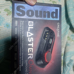 게임용 USB 사운드카드 (Creative Sound Blaster Omni)