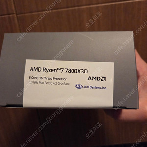 미개봉) AMD 라이젠 7800X3D 국내정발 정품
