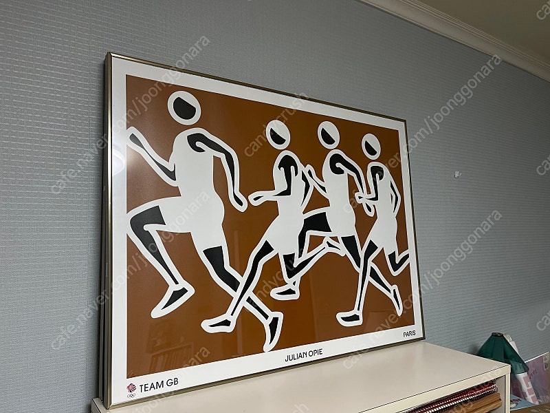 줄리안오피(Julian Opie) 판화 퀄리티의 포스터 ‘런닝하는 선수들’--2