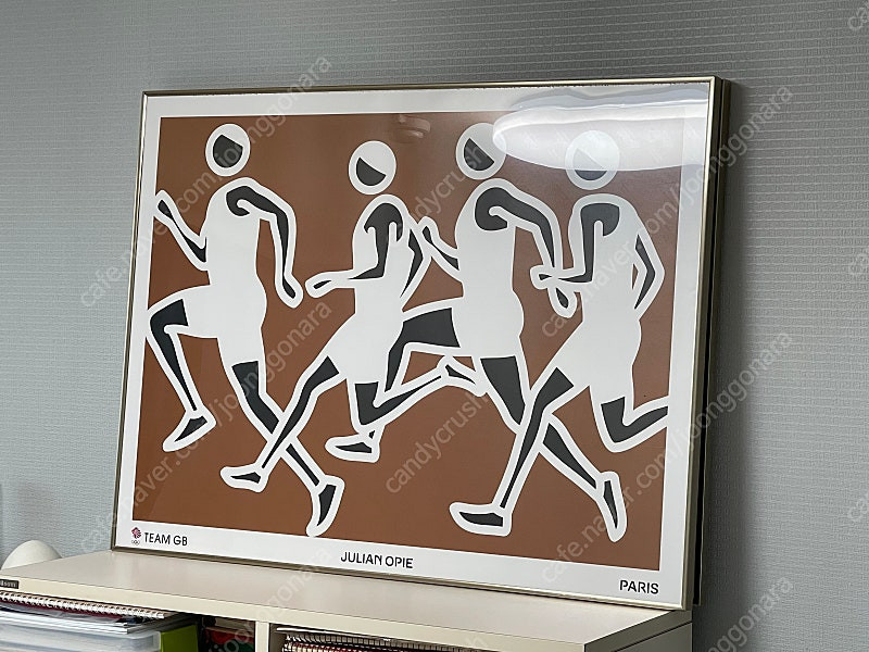 줄리안오피(Julian Opie) 판화 퀄리티의 포스터 ‘런닝하는 선수들’--3