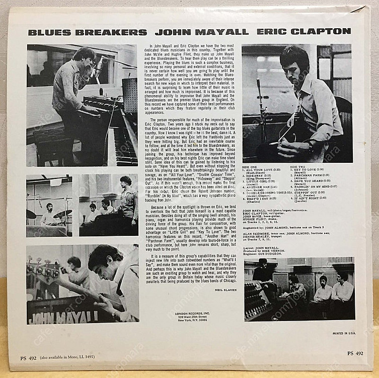 LP ; john mayall 존 메이올 블루스 락 명...--1