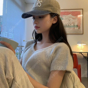윤슬샵 mini knit top mint