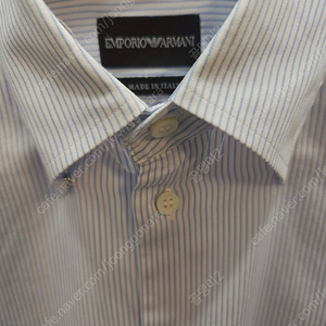 Emporio Armani 엠포리오 아르마니 스트라이프 프렌치 커프 셔츠