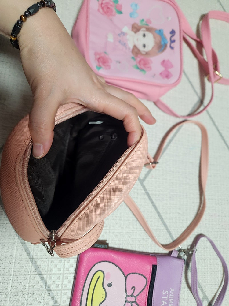 봄,가을 여아 크로스 가방 3종--1