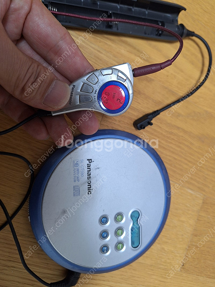 파나소닉 워크맨 CD플레이어,CDP SL-CT590 블...--3