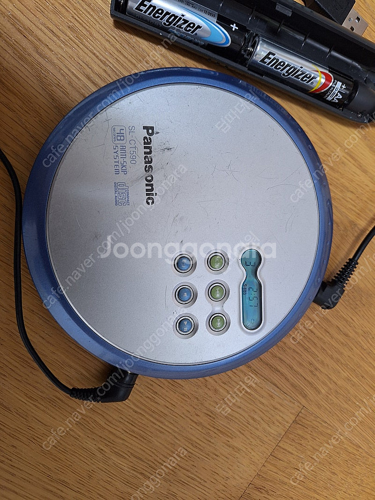 파나소닉 워크맨 CD플레이어,CDP SL-CT590 블...--4