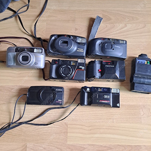 필름카메라 고장품 부품용 소품용 7대