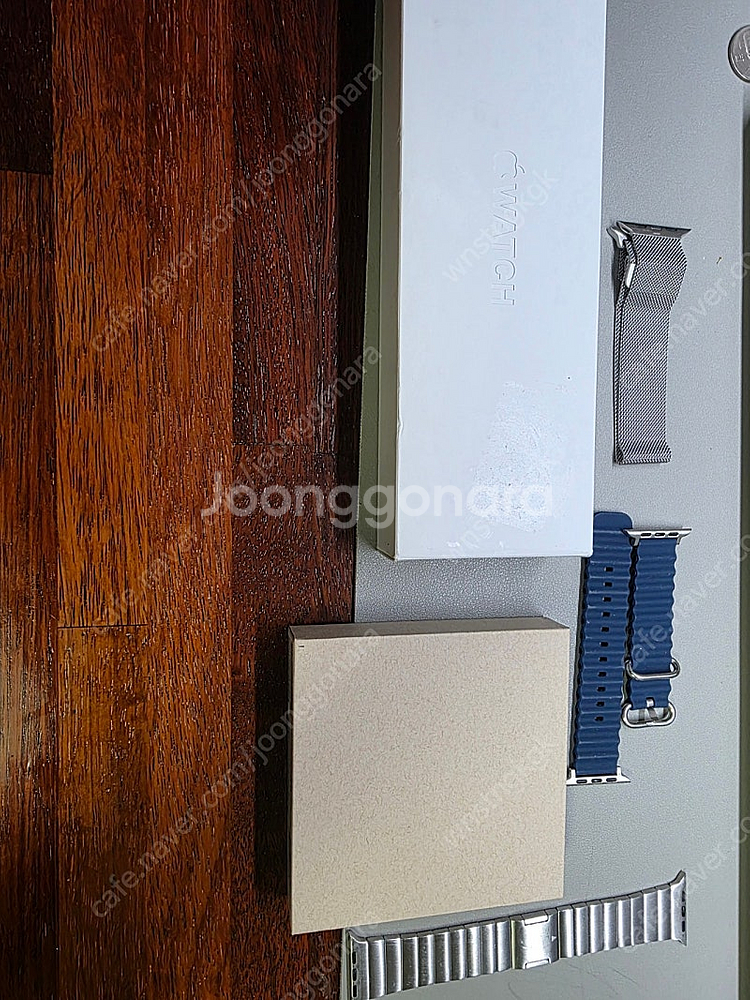 리퍼미사용) 애플워치 9 45mm셀룰러 실버--1