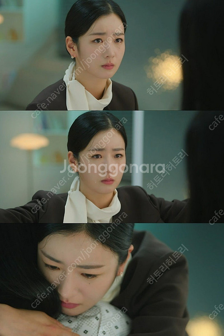 루시르주 리본 실키 블라우스 크림--2