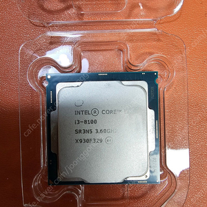 인텔 i3-8100 CPU (택포 3만)
