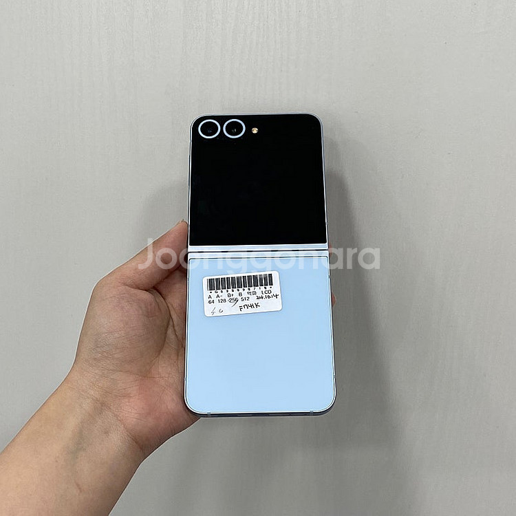 90710 갤럭시Z플립6 블루 256GB 부산 중고폰 ...--3