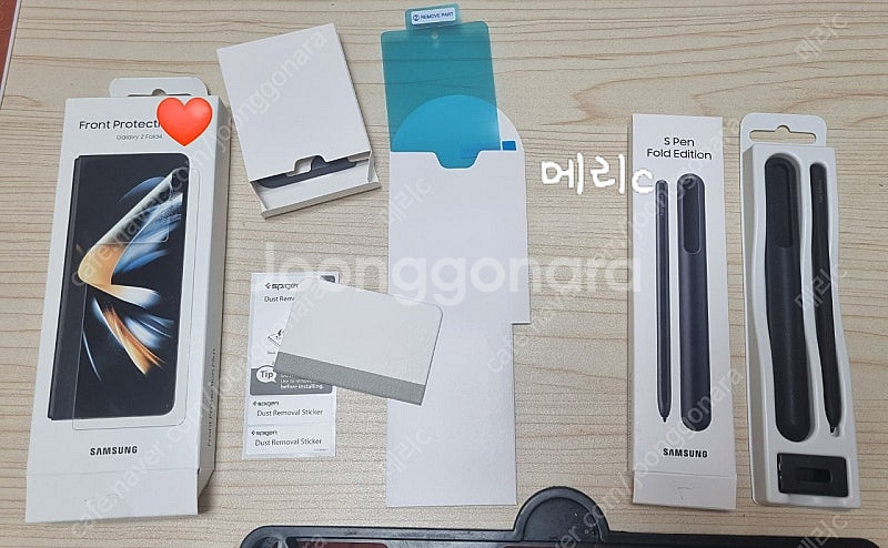 폴드에디션 삼성 s pen, 삼성정품 전면액정필름--1