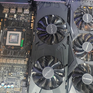 고장그래픽카드 3개 일괄 1080ti 2080
