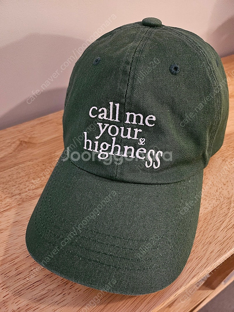 콜미유어하이네스 볼캡 그린색상 모자--2