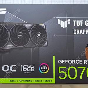 [미개봉] ASUS] TUF Gaming 지포스 RTX 5070 Ti O16G OC D7 16GB 팝니다.