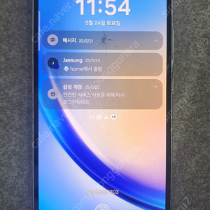 갤럭시 a34 5g 액정파손 기능이상없음