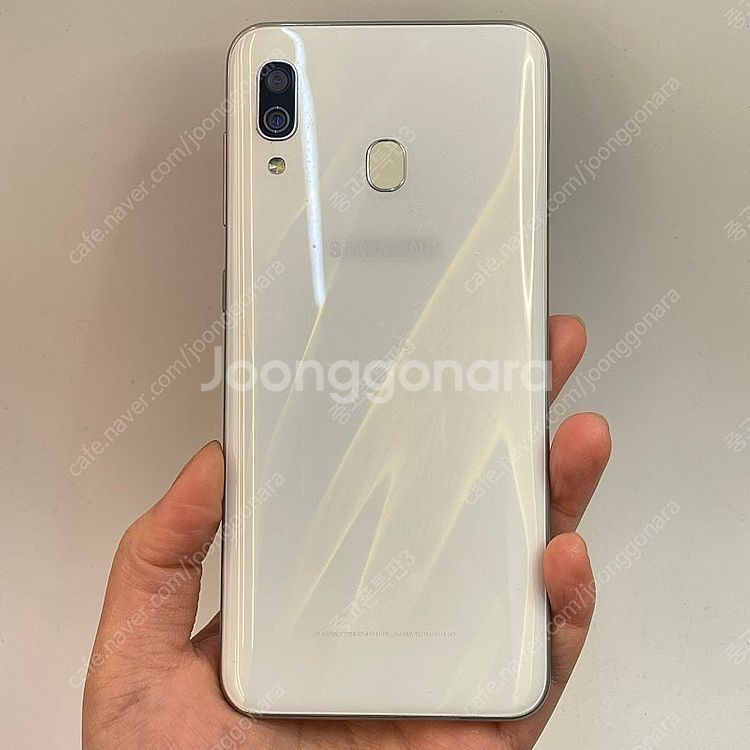 83055(울산중고폰) 갤럭시A30 화이트 32GB 판...--1
