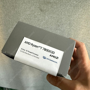(국내 정품) amd 라이젠7 7800x3d 미개봉 정품 팝니다