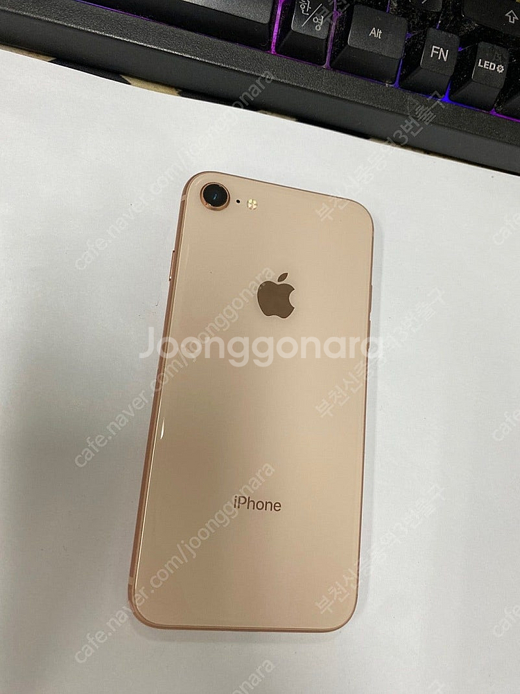 196999 아이폰8 로즈골드 외관S급 64GB 무잔상...--0