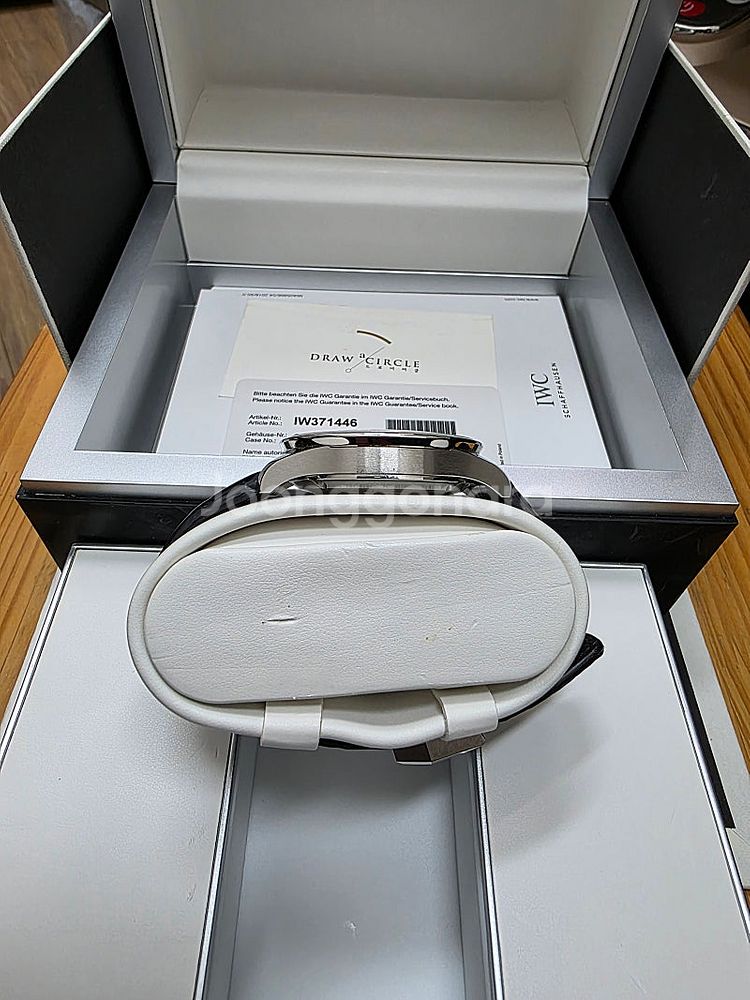 IWC 포르투기저 크로노그래프 블루핸즈 41mm 18년...--4