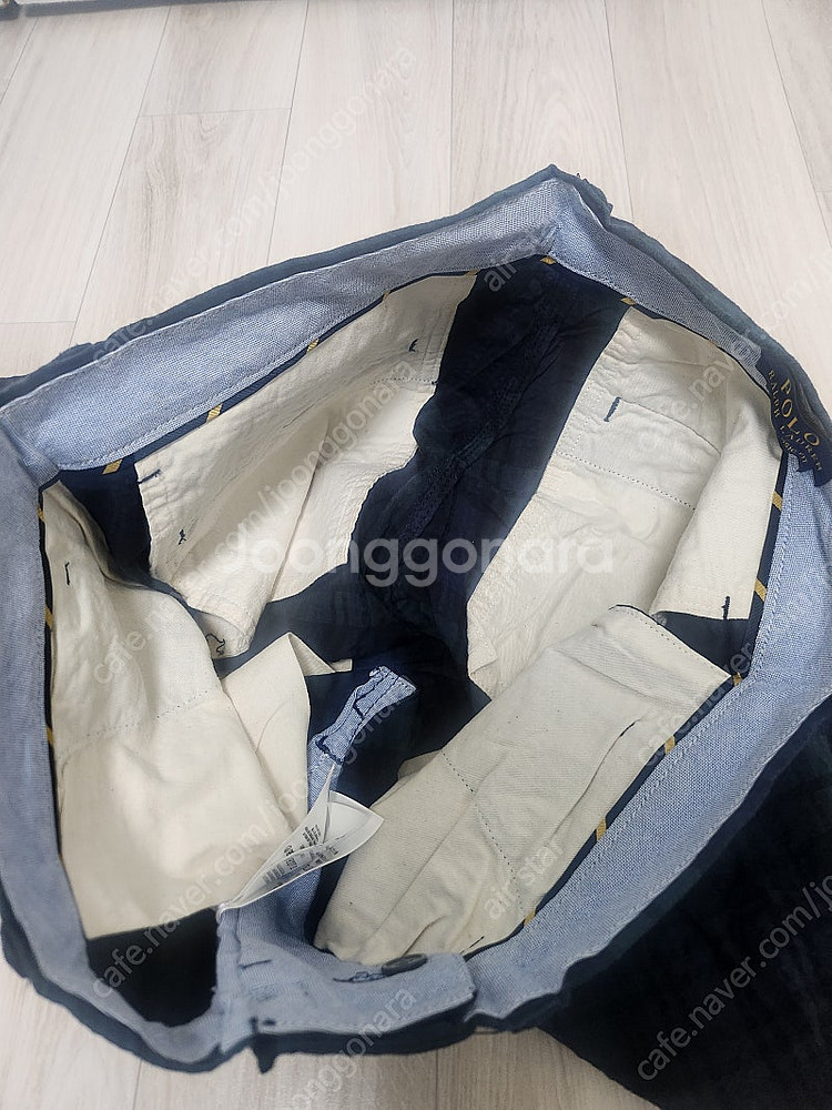 폴로 블랙와치 타탄체크 시어서커 쇼츠 반바지 팬츠--3