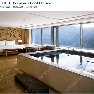 반얀트리 클럽 앤 스파 서울 호텔 남산 Pool Deluxe room 6/7 (토)~ 6/8 (일) 양도