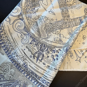 [급매] 에르메스 까레90 Please Hold the line 스카프 상태최상