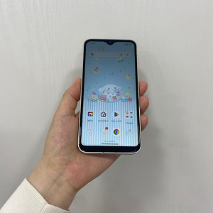 91715 시나모롤 키즈폰 화이트 팝니다 6만원