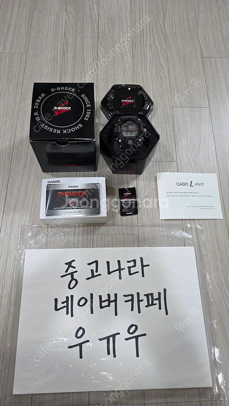 카시오 지샥 GW-9400-1DR 깨끗한 미중고--0