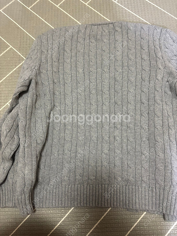 폴로 보이즈 케이블 가디건 L--3