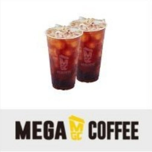 메가커피 더블 아아 세트((ICE)아메리카노 2잔)