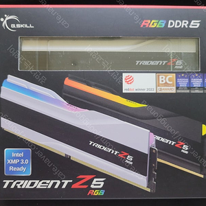 G.SKILL DDR5-6400 CL32 TRIDENT Z5 RGB J 실버 패키지