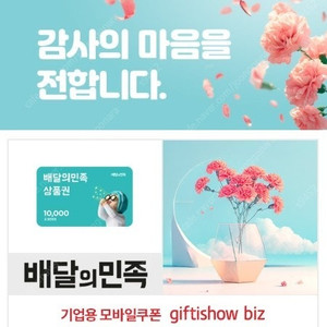 배민상품권 1만원권