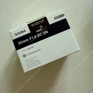 Sony 소니 렌즈 / 시그마 30mm F1.4 DC DN / 상태최상