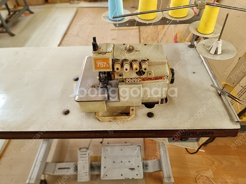 공업용 오바로크 미싱 _ SIRUBA 시루바 757D _ [대구]--1