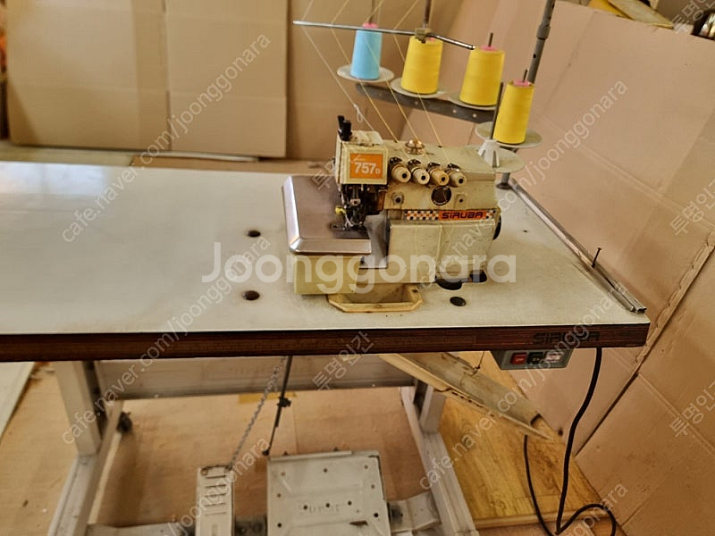 공업용 오바로크 미싱 _ SIRUBA 시루바 757D _ [대구]--2