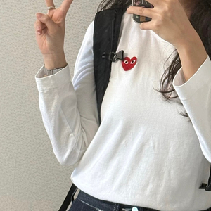 꼼데가르송 여성 레드와펜 긴팔(S/55)