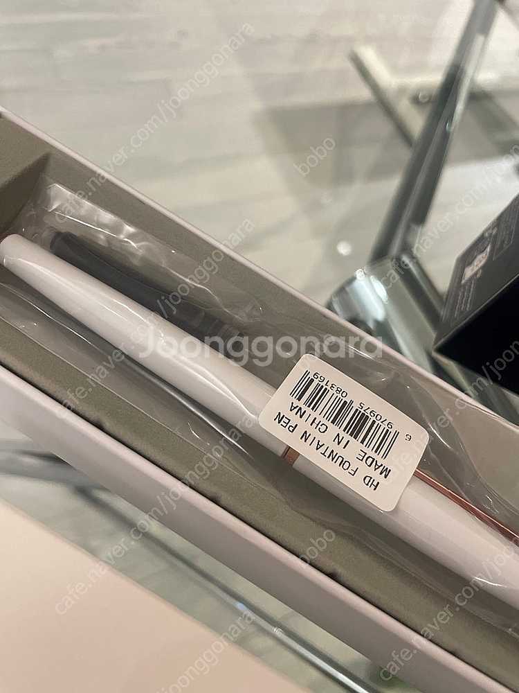[완료]미개봉 새제품 화이트 컬러 홍디안 고급 만년필 ...--0