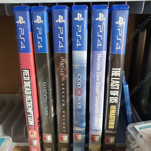 ps4 타이틀 레데리2, 갓오브워, 라오어, 호제던 등등