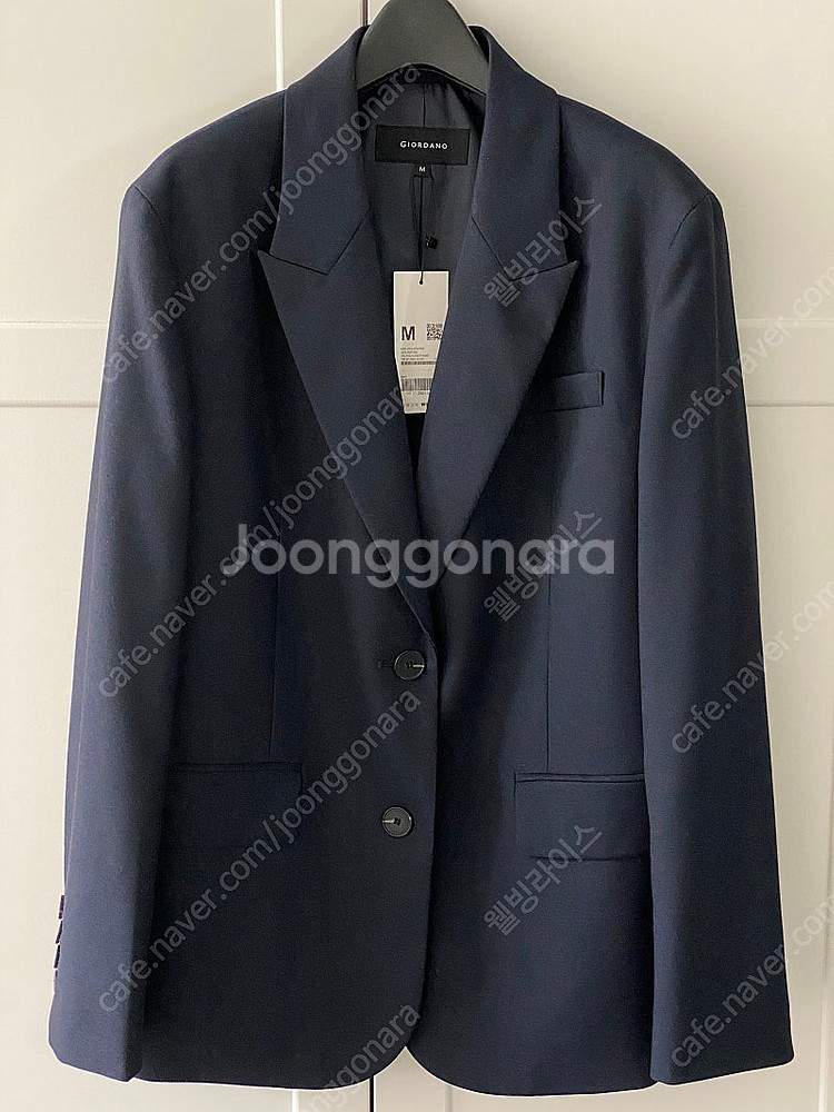 [새제품] 지오다노 자켓 장희령 TR블레이저 네이비M (택부착 372901)--0